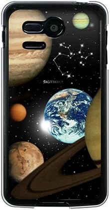 CaseMarket Softbank Pantone 5 Polyarconate Clear Case Hard [Space Planet Planet Collection Oflicat Zodiac Collection - Sagittarius]